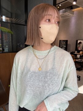 ロンドプロフィール 浦和(Lond profil) イメチェン　ぷつっとボブ　まろやかベージュ　haruhi 【浦和】