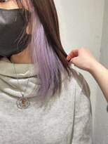 アジールヘア 池袋東口店(agir hair)&nbsp;20代30代40代イヤリングカラー耳掛け肩ラインストレート小顔池袋