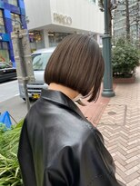 リベルテ(LIBERTE)&nbsp;リベルテ銀座20代　オリーブベージュ×ボブ