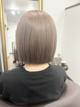 サイン(Sign) #ミニボブ　#マロンカラー