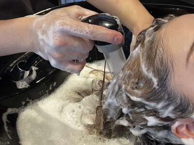 FAVON導入。毛穴・頭皮の汚れ、キューティクルの汚れを洗浄。