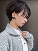 【morio浦和】黒髪前下がりショートボブ♪