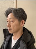 イケオジメンズカット センターパート アップバング 千歳烏山