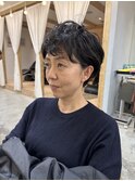 ☆ワンカールパーマで癖を活かせるマッシュショート 横浜