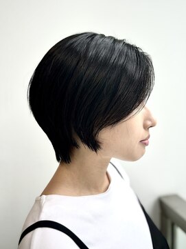 エアー 銀座タワー(AIR) オトナくびれボブ　暗髪　ショートボブ