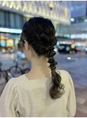 きれいめ編みおろしスタイル