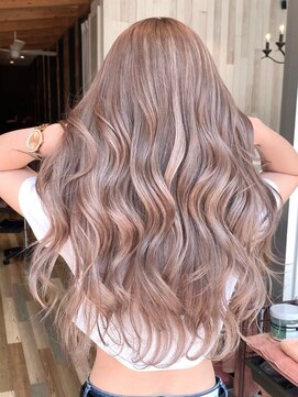 リード バイ ラグーン(LEAD by LAGOON) イヤリングカラーハイライトインナーカラーバレイヤージュ