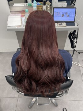 ゴウトゥデイシェアサロン 町田店(GO TODAY SHAiRE SALON) ブリーチ無しダブルカラーピンク♪