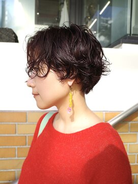 パプレ(PAPRE) ショートボブのパーマスタイル