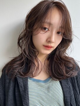 ホォレ 豊中店(fore) オリーブベージュショートミニボブグレージュブリーチレイヤー