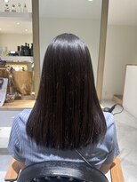 スリー(THREE)&nbsp;くびれヘア/アプリコットオレンジ/夏のヘアアレンジ/蟹江