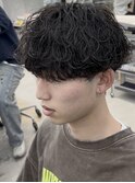 シャドウパーマ波巻きスパイラルパーマウルフパーマ名古屋駅栄駅
