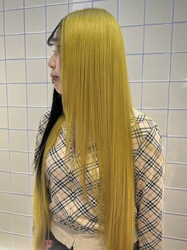 ローエ バイ デコ(Rohe by DECO) 【廣川】スーパーロング/イエローカラー/ローライトデザイン