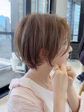 ビューナゴヤ 名駅(VIEW NAGOYA) ショートボブ/暗めカラー/髪質改善/デザインカラー