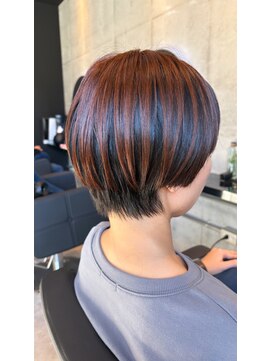 ゲン(gen) マッシュショート　アンブレラカラー