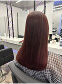 縮毛矯正andヘアカラー〈担当:下村〉