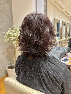 カッツ 東尾道店(CUT S) ボブレイヤー×パーマ