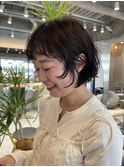 ショートボブパーマボブニュアンスルーズパーマ川崎