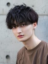 メンズサロン アネロ 名駅(Men's salon anhelo)&nbsp;ツイストスパイラルパーマ×ツーブロック×マッシュ×u24