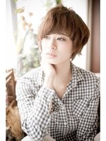オハナ(ohana) 【ohana/表参道】大人かわいいモーブカラーくせ毛風小顔マッシュ