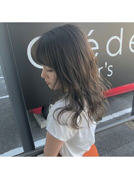 クレーデヘアーズ 相田店(Crede hair's) ◯透け感たっぷり艶グレージュ◯