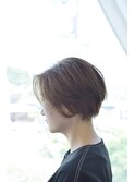 ハンサムショートとミルクティーベージュ
