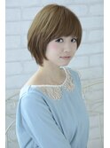 お手入れ簡単ナチュラルショート