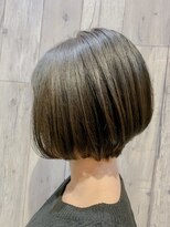 リアクト 池袋(Re:act)&nbsp;オリーブアッシュ前下がりショートボブ【Re:act池袋/池袋西口】