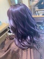 アース オーセンティック 三鷹店(EARTH Authentic)&nbsp;ロング×ラベンダーカラー