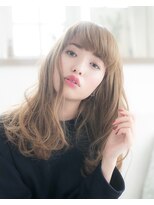 クロエバイラヴィズム 郡山さくら通り店(CLOE by LUVISM) ミルクティーベージュ×重ためロブ