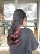 リシュール イオンタウン豊中緑丘店(RICHOUR hair produce) インナーカラー×ベリーピンク