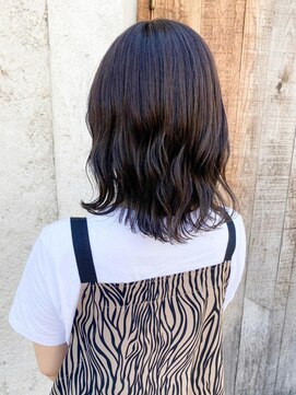 フロール 上大岡(Flor) 【Flor上大岡】*波ウェーブミディ+ショコラブラウン*