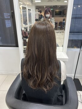 アッシュ 吉祥寺店(Ash) 【ブリーチなし】オリーブベージュカラー