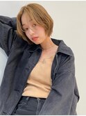 【imu STYLE】ハイトーンショートボブ