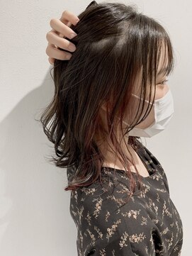 ヘアーサロン フーガ せんげん台店(HAIR SALON fuuga) インナーカラーベリーピンク