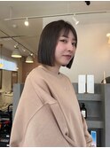 切りっぱなしボブ