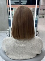 ロンドルーチェ 心斎橋(Lond luce)&nbsp;ダークアッシュ/ミディアムレイヤーカット［髪質改善/縮毛矯正］