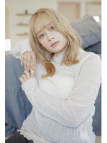 リタ(rita.) レイヤーロブ×ミルクティーベージュ