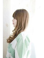 シュシュット(chouchoute)&nbsp;韓国ボブレイヤーロンググレーベージュ黒髪質改善前髪パーマ/074