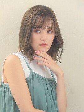 ヘアリゾート粋 トゥジュ 池袋東口店(tujuh) レイヤーボブ/アッシュベージュ