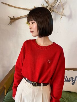 シーバイサイン(sea by Sign) ぷつっとボブ/オリーブグレージュ/ナチュラル