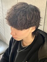 ニアウ 太田店(Niau)&nbsp;メンズパーマ波巻きスパイラルパーマツイストスパイラルパーマ