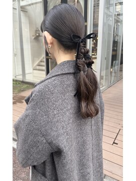 ラニヘアサロン(lani hair salon) 【KAORU】オリーブカラー  大名サロン