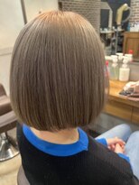 アース 綱島店(HAIR&MAKE EARTH)&nbsp;透明感抜群♪ダブルカラーブリーチミルクティーベージュ