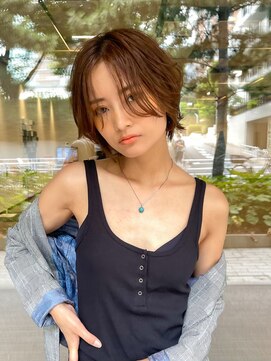 ギークス(GEEKS) 【GEEKS渋谷】大人ショートボブ/20代30代/ヌーディーベージュ/冬