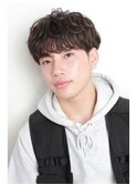 メンズワイルド無造作短髪ビジネスショート韓国マッシュ襟足