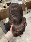 透明感オリーブブラウン