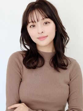 ファーレ ツルミ(Fare tsurumi) ミディアムレイヤー 美髪 透明感 イメチェン くびれ 髪質改善