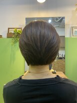 エシカル(ethical)&nbsp;透明感ベージュカラー×ショートボブ