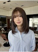 顔周りレイヤー×くびれミディ×大人可愛い×顔まわりレイヤー